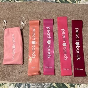 Peach Bands- workout resistance bands